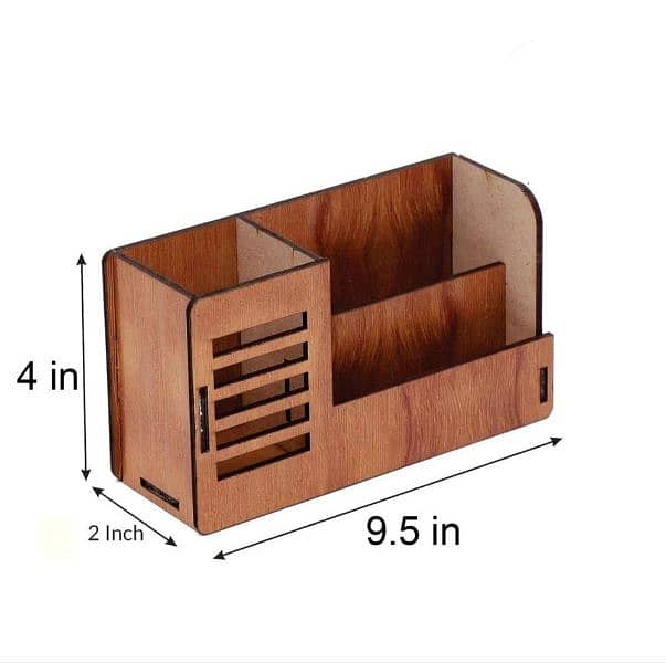 wooden desk organiser 2