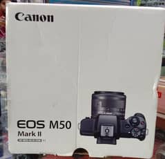 Canon M50 Markii 4k Mirror less Camera New condition