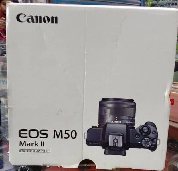 Canon M50 Markii 4k Mirror less Camera New condition 0