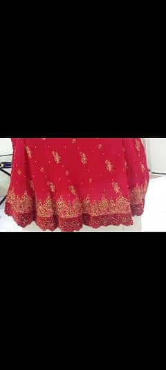 beautiful red bridel lehnga