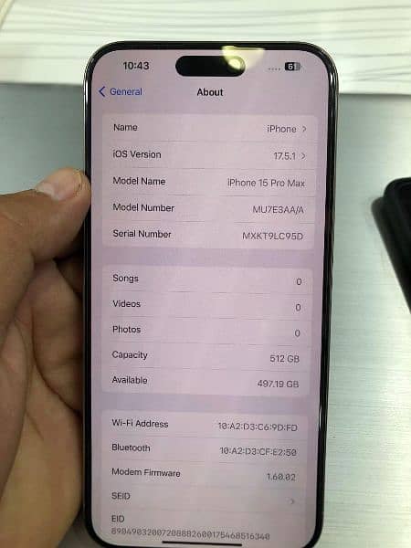 apple iphone 15 pro max | 512GB 5