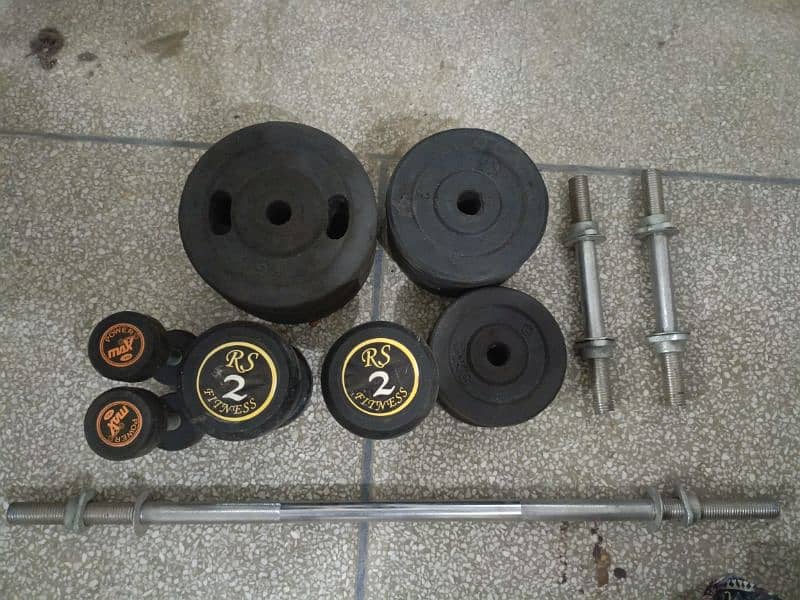 Dumbells and plates 0