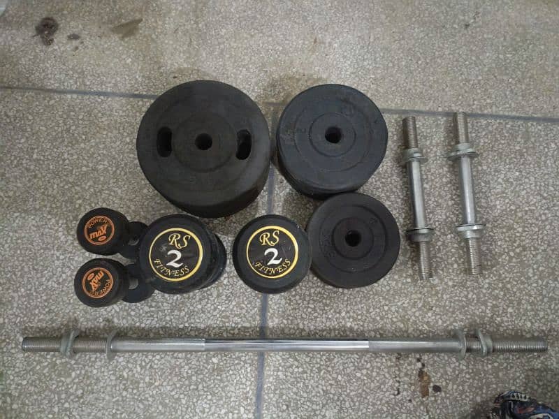 Dumbells and plates 1