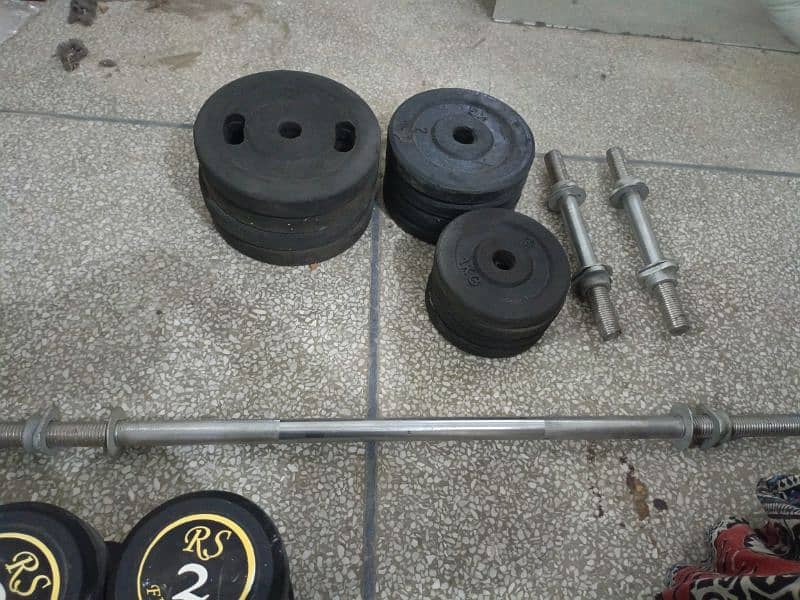 Dumbells and plates 10