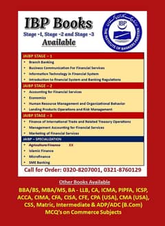 IBP Books (Stage - 1, Stage - 2 & Stage - 3)