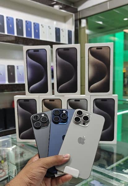 IPHONE 15 PRO MAX 256gb non pta jv non active BOX PACK All colors 0