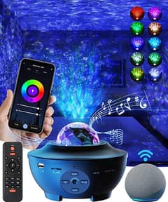 Colorful Starry Sky Galaxy Projector Nightlight Child Bluetooth Usb