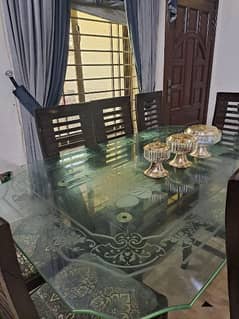 Glass DINING TABLE