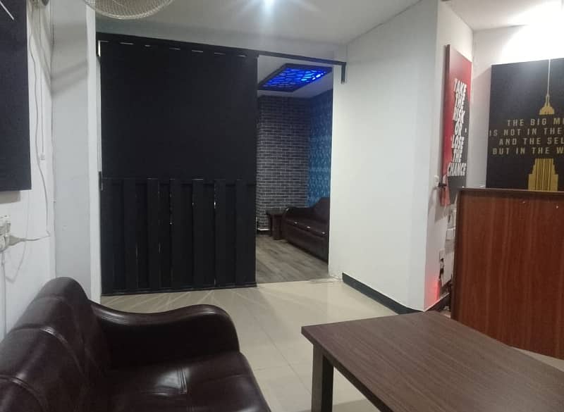 1200 square Feet Brand New Fully Furnished Corporation Office For Rent At Main Boulevard gulberg 3 Lahore 2