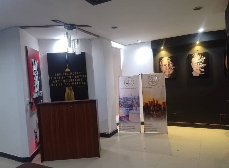 1200 square Feet Brand New Fully Furnished Corporation Office For Rent At Main Boulevard gulberg 3 Lahore 3