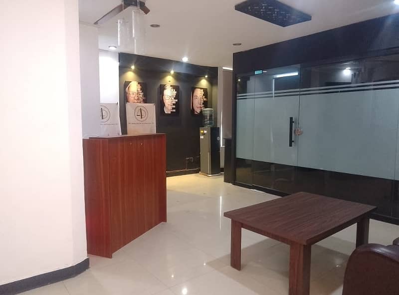 1200 square Feet Brand New Fully Furnished Corporation Office For Rent At Main Boulevard gulberg 3 Lahore 7