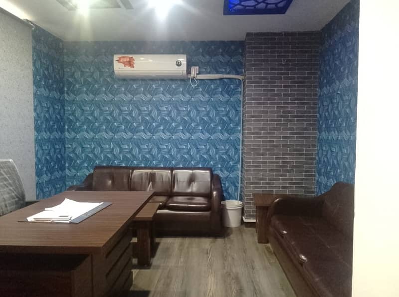 1200 square Feet Brand New Fully Furnished Corporation Office For Rent At Main Boulevard gulberg 3 Lahore 11