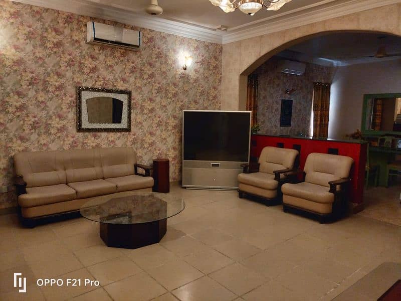 fully furnished house portion and rooms 0