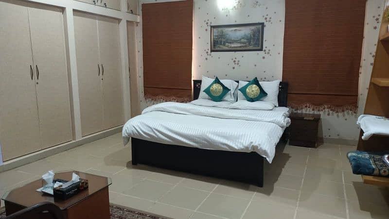 fully furnished house portion and rooms 14