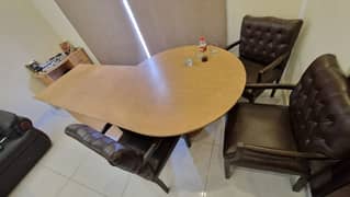 Office tables and sofa