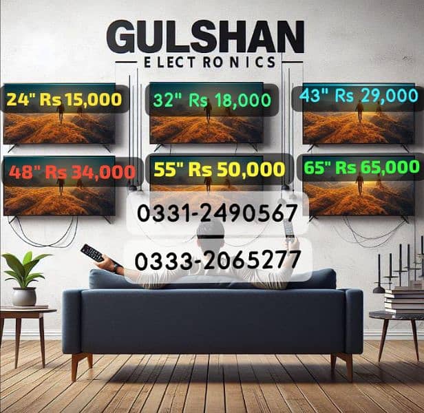 |BUY| 24 32 42 48 INCHES SMART SLIM LED TV @GULSHAN ELECTRONICS 0