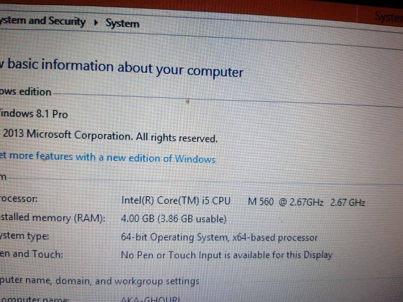 DELL LATITUDE 6410 CORE I5 2