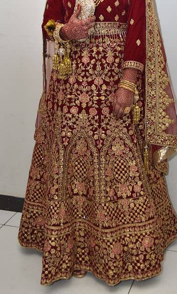 bridal lehnga (indian) 1