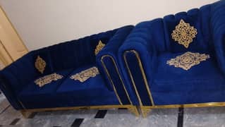 Luxury VIP Royal Blue Sofa Set 50K