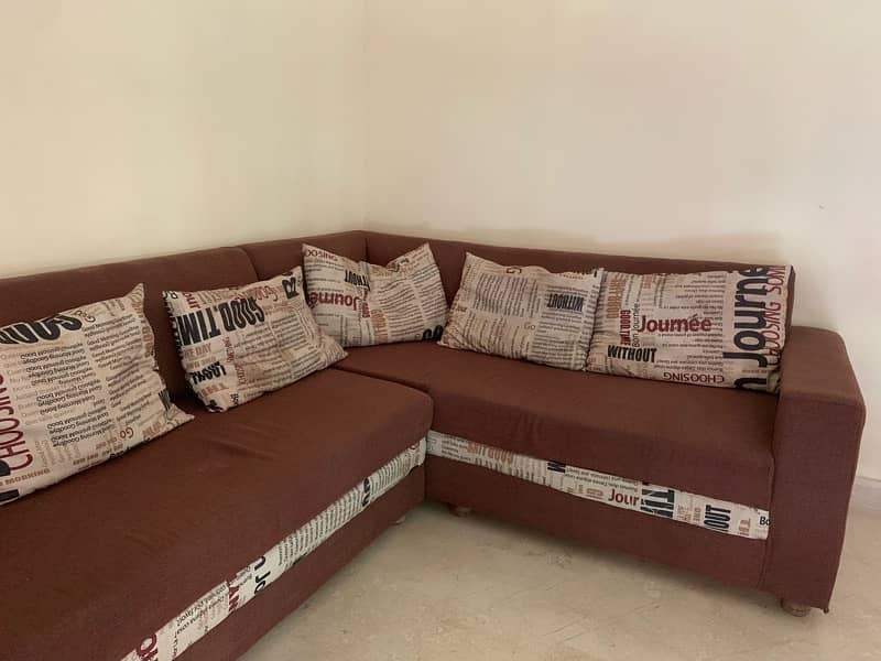 diamond L shaped sofa set 0