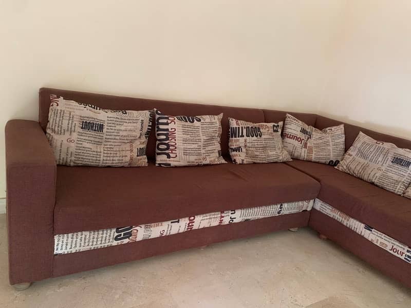 diamond L shaped sofa set 1