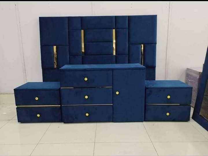 Single bed/King size bed/Dressing table/Bed set/Wooden bed/Furniture 11