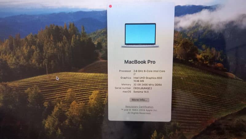 Macbook Pro 20-18 model  15 inches  core i7,  512gb, 32gb,  4gb gpu 2