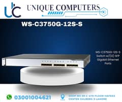 WS-C3750G-12S-S Switch w/(12) SFP Gigabit Ethernet Ports