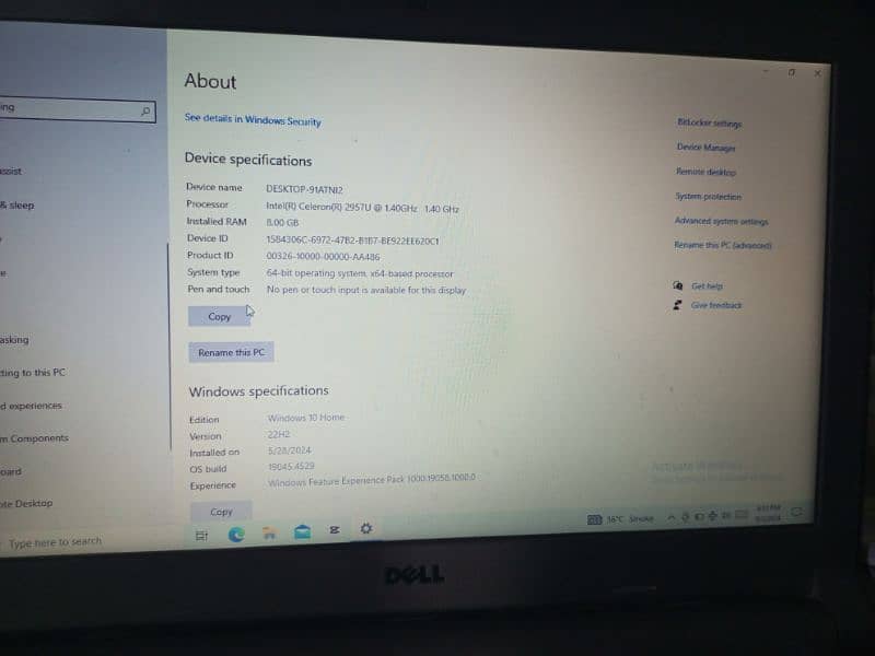 dell core I 3 4. gen best for online work 1