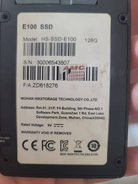 SSD 128 hikvision like new dell gamingPC HP laptop levono all  fitted 1