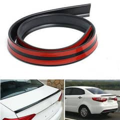 Car rubber lip spoiler