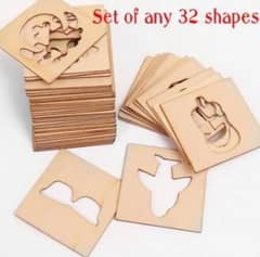 32 pcs wooden Drawing Board