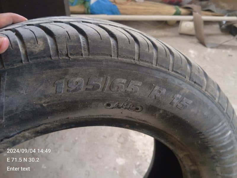 Tyre 15 size 195/65/15 1