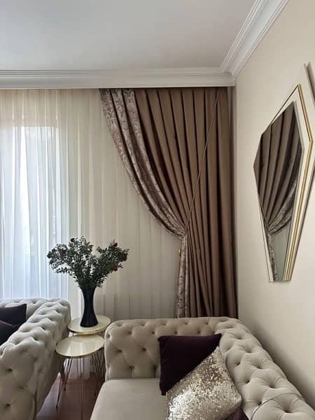 VIP Window Curtains & Blinds, Wooden Floor, Glass paper. 1