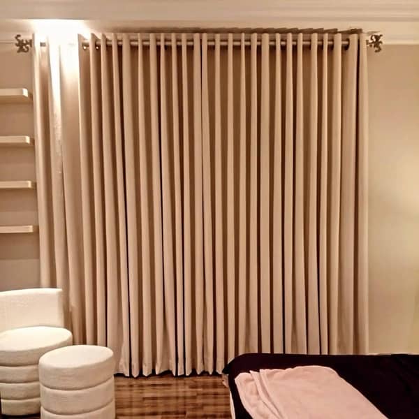 VIP Window Curtains & Blinds, Wooden Floor, Glass paper. 6