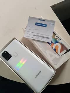 Samsung A21s 4/64Gb Pta Approved Complate Box 03317107580 only Call