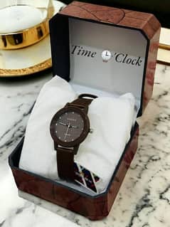 Women's Leather Analogue Watch