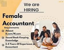 Female Accountant Cum Rider Required