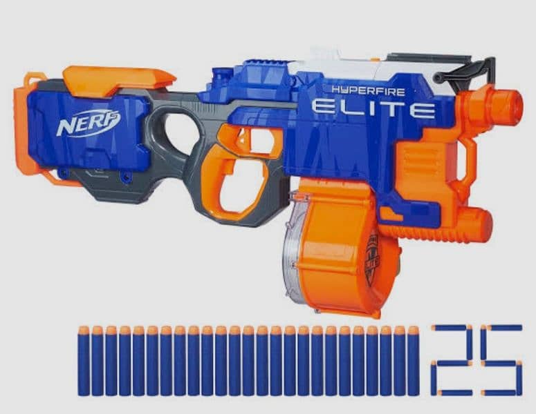 Used NERF HyperFire Elite Blaster Behtareen Halat Me 3