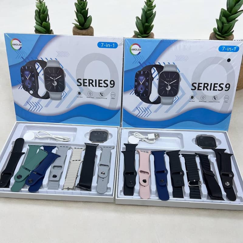 Multi Straps Smart Watches Series 9 T900 Ultra S8 Ultra Crown 9+1 S30 0