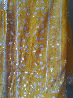 shafoon shirt dupatta with gota work