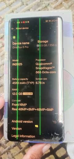 OnePlus 8 Pro 12\256 Dual Sim Approved For Sale