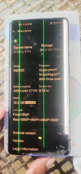 OnePlus 8 Pro 12\256 Dual Sim Approved For Sale 0