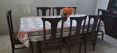 8 Seater Dining Table with Chairs