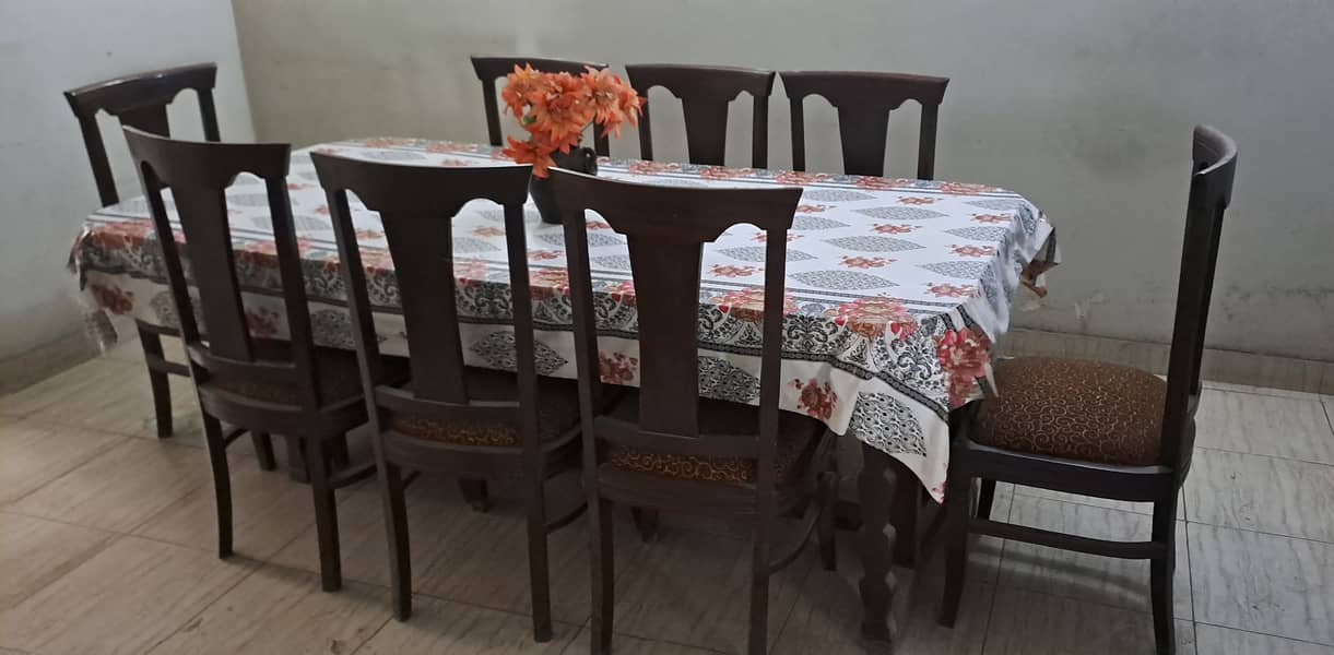 8 Seater Dining Table with Chairs 3