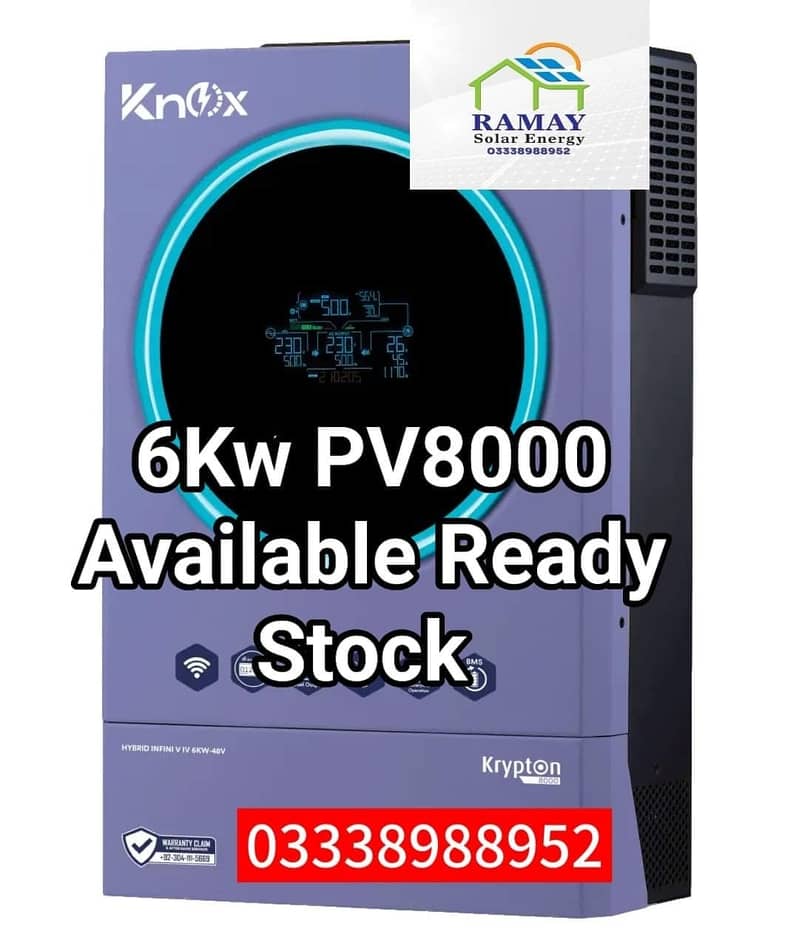 Knox Solar Inverter ongrid and hybrid inverter available 1