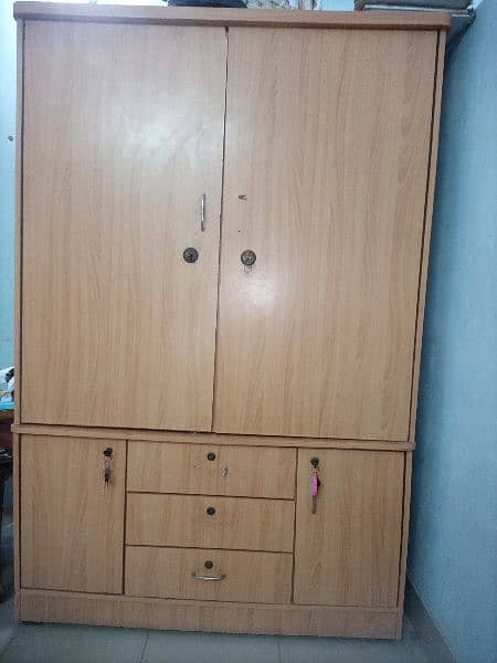 Large size Cupboard | Wooden double door Cupboard/ Almari 0