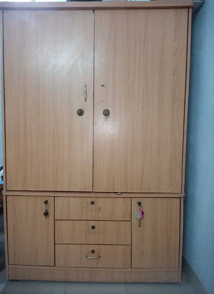 Large size Cupboard | Wooden double door Cupboard/ Almari 2