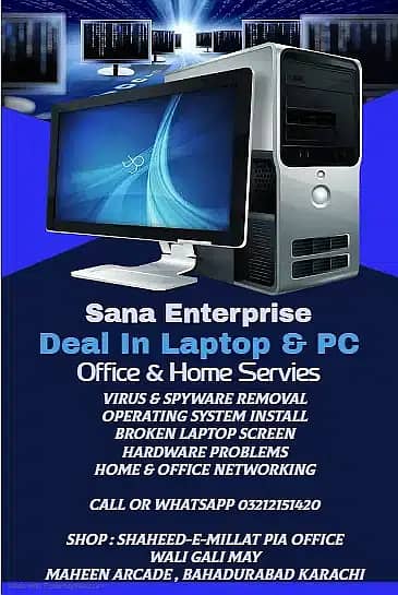 Laptop/Computer Services-Laptop Body Repair-Laptop Parts - Deal In Kh 0