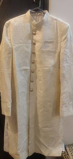 off white colour Sherwani